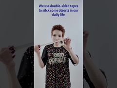 Bande dégrossie de montage provisoire de coton du travail de bonnes idées double sans résidu