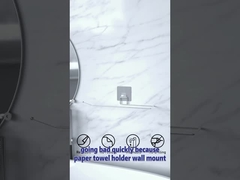 Support mural pour porte-serviettes en papier auto-adhésif sans dommages