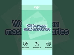 Pad de gel adhésif à masque à oxygène réutilisable pour masques CPAP