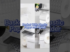 WGO Porte-vaisselle de savon de salle de bain transparente Pour les serviettes en papier