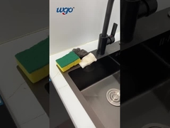 Ensemble d' accessoires de bain auto-adhésifs, support d' éponge pour évier de cuisine monté