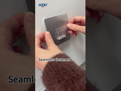 Aucun chariot auto-adhésif de forage Strips Clear Stick de douche de cintre d'étagère nécessaire de fil sur l'étagère de douche