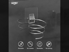 Pas de poinçonnage séchoir à cheveux réutilisable accessoires de salle de bain 130x95x70 mm