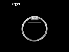 4 kg Porte-anneaux de serviette de salle de bain amovible suspendu