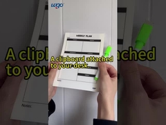 Coller sur les surfaces les plus lisses Appareils de bureau et d'école Tableau blanc Planificateur hebdomadaire Imprimable