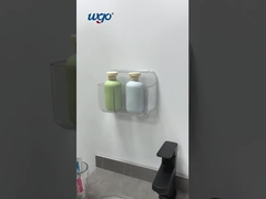 Autocollant breveté monté sur des accessoires de salle de bain très clairs Caddies de douche Bouteilles de brosse à dents