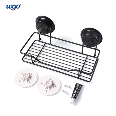 Support sans dommage aucun support nécessaire de Chrome d'accessoires de Self Adhesive Bath de chariot de douche de trou de perçage