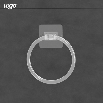 Autocollant sans dommage en plastique blanc de PVC de Ring Holder 5KG de serviette d'OIN 9001