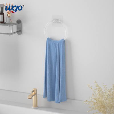 Autocollant sans dommage en plastique blanc de PVC de Ring Holder 5KG de serviette d'OIN 9001