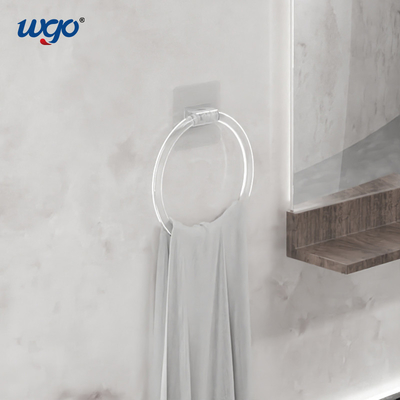 Autocollant sans dommage en plastique blanc de PVC de Ring Holder 5KG de serviette d'OIN 9001