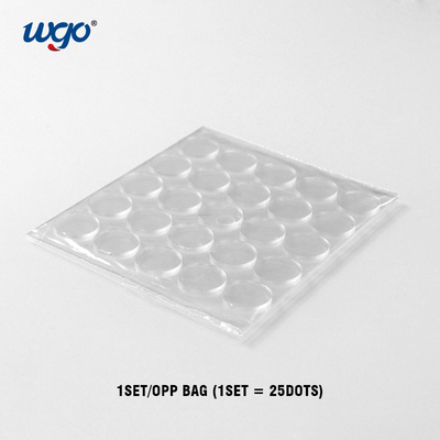 Bâton sur la carte de papier à plusieurs reprises sans résidu Dots Suction Pad collant démontable