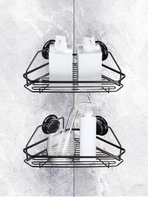 Étagère libre de coin de Bath de rouille lavable d'acier inoxydable tenant fortement la puissance