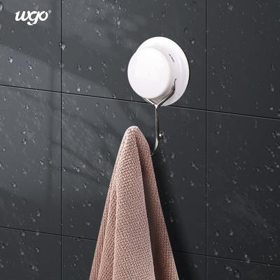 Crochets de robe longue d'acier inoxydable de WGO 5kg SS201, crochet de porte de douche de salle de bains