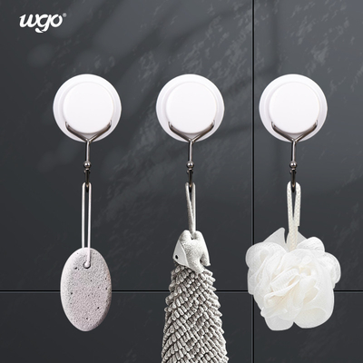 Crochets de robe longue d'acier inoxydable de WGO 5kg SS201, crochet de porte de douche de salle de bains