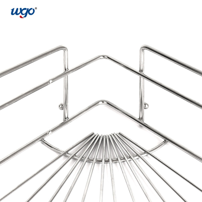 WGO le chariot Corner Shelf No d'acier inoxydable qu'installent usine l'argent nécessaire