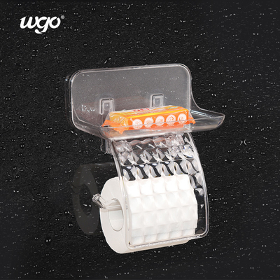 Dispensateur de rouleaux de papier toilette monté sur le mur avec étagère de rangement de téléphone