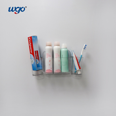 32 cm large porte-brosses auto-adhésive organisateur porte-brosses décoration de salle de bain avec distributeur de dentifrice