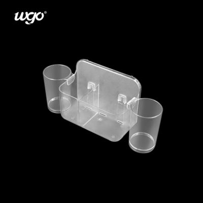 32 cm large porte-brosses auto-adhésive organisateur porte-brosses décoration de salle de bain avec distributeur de dentifrice