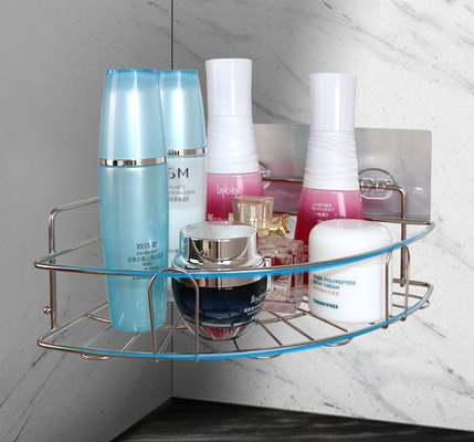 organisateur faisant le coin de douche de coin du corps SS201 d'acier inoxydable de panier de la douche 10kg