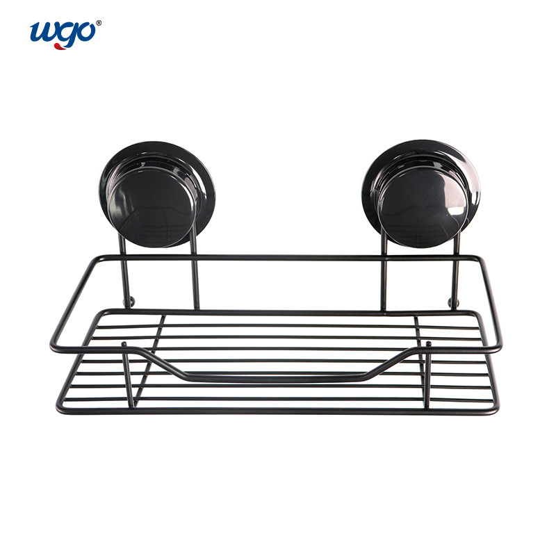 Support sans dommage aucun support nécessaire de Chrome d'accessoires de Self Adhesive Bath de chariot de douche de trou de perçage