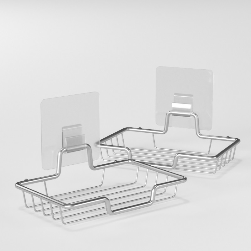 OIN 9001 5kg de support de savon d'acier inoxydable de WGO 304 soutenant le type auto-adhésif