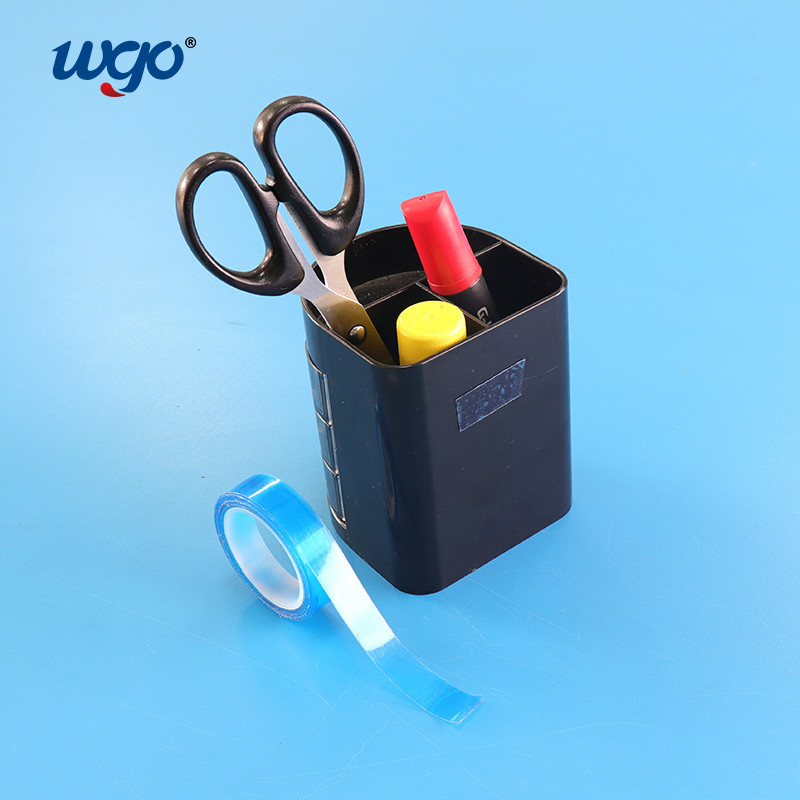 Double bande dégrossie de gel de la bande DIY de bureau de conception d'ustensiles nanos adhésifs doubles faces réutilisables d'école aucun Mark Repeatable