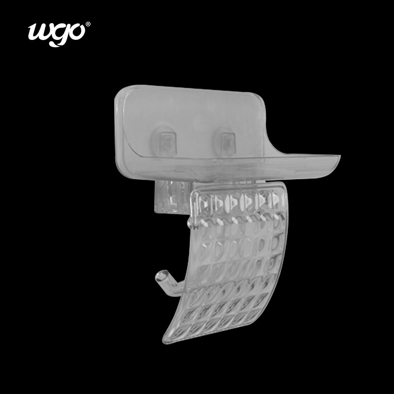 Dispensateur de rouleaux de papier toilette monté sur le mur avec étagère de rangement de téléphone
