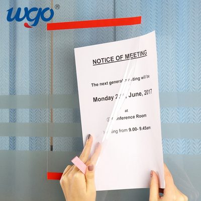 Bâti acrylique de mur d'OEM d'ODM de Repositionable de support de signe de l'espace libre X11 du document 8,5